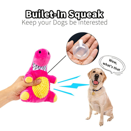 Dog Plush Squeaky Toy Interactive Boredom Relief Chew Resistant Pet Supplies