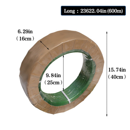 Manual PET Plastic Packing Strap Roll 10KG Green Heavy Duty Banding Belt Tool