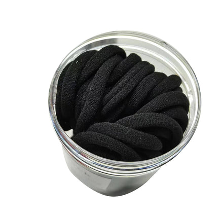 50PCS Simple Hair Rope Headrope Rubber Solid Color Basic High Elastic Durable