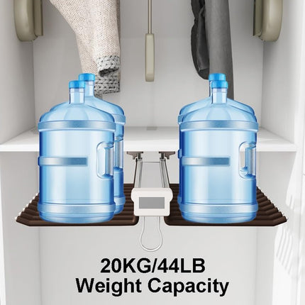 22-Arm Multifunctional Wardrobe Sliding Telescopic Hanger Space Saving Sturdy