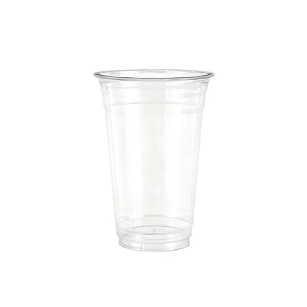 Disposable Plastic Cold Drink Cup with Lids for Takeaway Beverage Use
