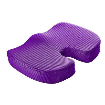 Orthopaedic Memory Foam Seat Cushion Support Back Pain Chair Pillow Car Coccyx - Aimall