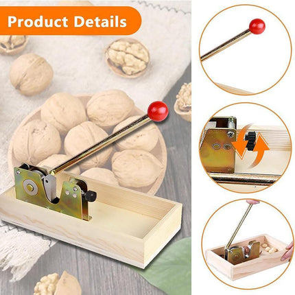 Macadamia Opener Peeling Machine Walnut Tool Nut Cracker Handle Multipurpose Au - Aimall