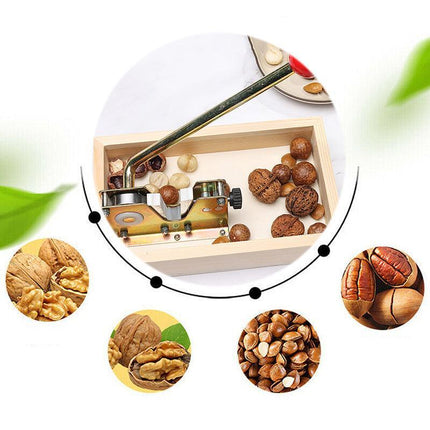 Macadamia Opener Peeling Machine Walnut Tool Nut Cracker Handle Multipurpose Au - Aimall