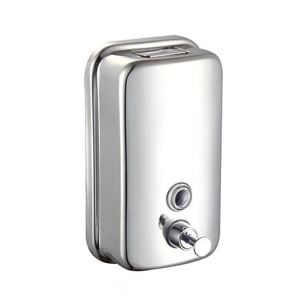 Stainless Steel Wall Mounted Soap Dispenser Hotel Bathroom Sanitizer Bottle