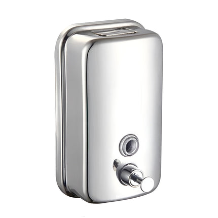 Stainless Steel Wall Mounted Soap Dispenser Hotel Bathroom Sanitizer Bottle