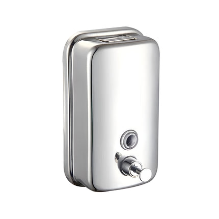 Stainless Steel Wall Mounted Soap Dispenser Hotel Bathroom Sanitizer Bottle