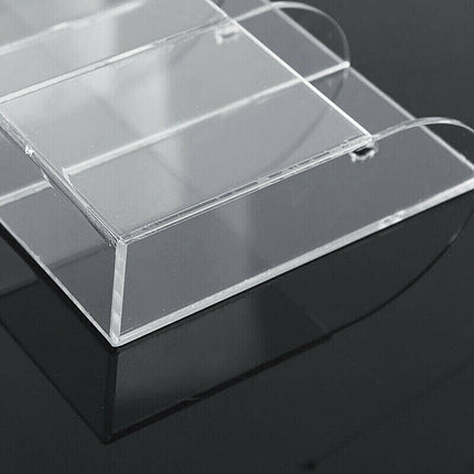 Tv Remote Control Holder Wall Mount Clear Acrylic Organizer Stand Box Storage