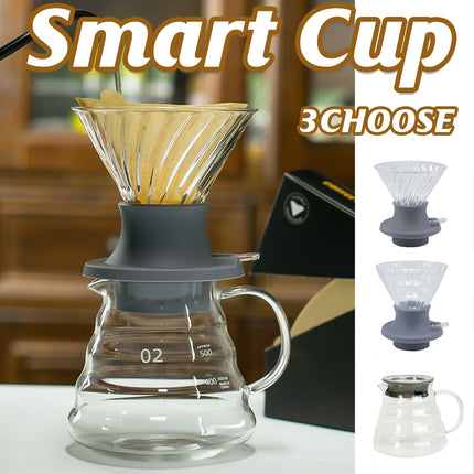 Glass Hand Brewed Coffee Filter Standard Clear Household Manual Brew Kitchen