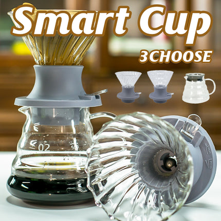 Glass Hand Brewed Coffee Filter Standard Clear Household Manual Brew Kitchen