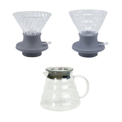 Glass Hand Brewed Coffee Filter Standard Clear Household Manual Brew Kitchen