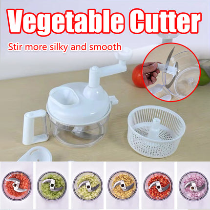 Multi Functional Vegetable Shredder Hand Cranked Cutter Manual Slicer Kitchen