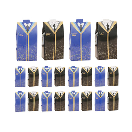 100pcs Graduation Cap Gift Boxes Paper Bachelor Party Favor Packaging Boxes