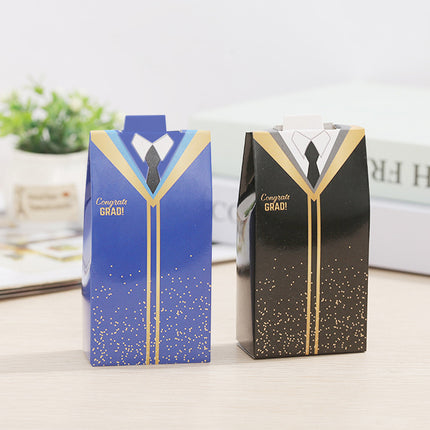 100pcs Graduation Cap Gift Boxes Paper Bachelor Party Favor Packaging Boxes