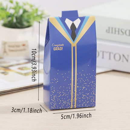 100pcs Graduation Cap Gift Boxes Paper Bachelor Party Favor Packaging Boxes
