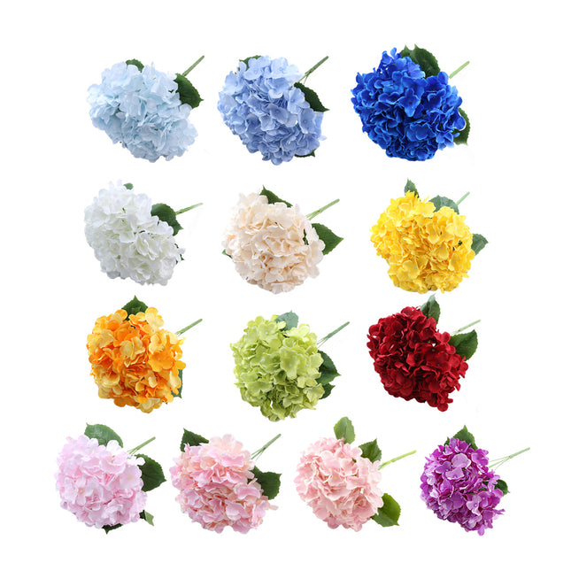 3pcs Hydrangea Bouquet Home Decoration Flower Artificial Simulation Floral