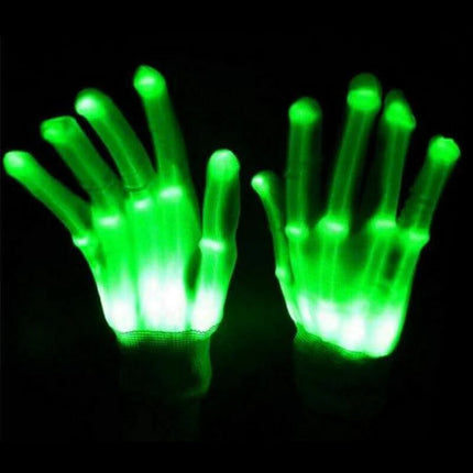 LED Flashing Light Up Gloves 6 Modes for Parties Gifts and Dress-Up Fun