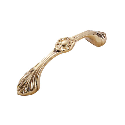 Pure Copper European Brass Drawer Handle Gold Cabinet Door Pull Wardrobe Knob
