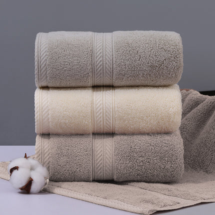 2 PCS Thick Absorbent Cotton Face Towel Soft Yarn Skin Friendly Washcloth Use