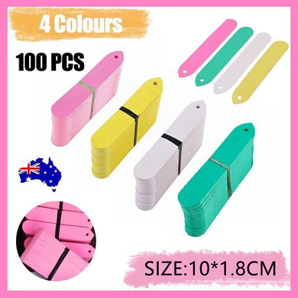 100PCS Plant Labels Flexible Pvc Plastic Garden Tag Nursey Seeding Marker Pen Bulk Sale