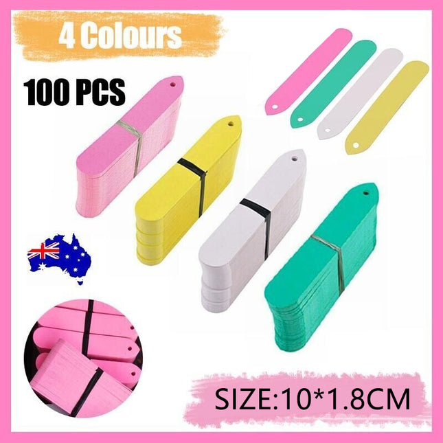 100PCS Plant Labels Flexible Pvc Plastic Garden Tag Nursey Seeding Marker Pen Bulk Sale