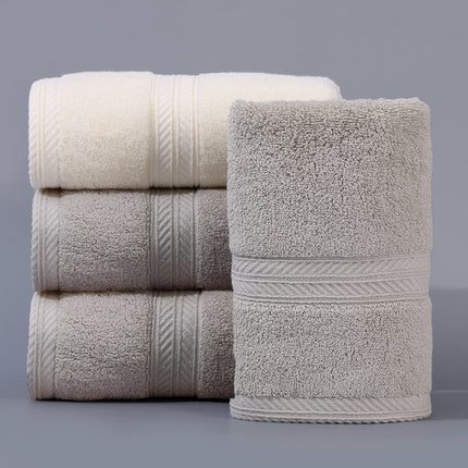 2 PCS Thick Absorbent Cotton Face Towel Soft Yarn Skin Friendly Washcloth Use