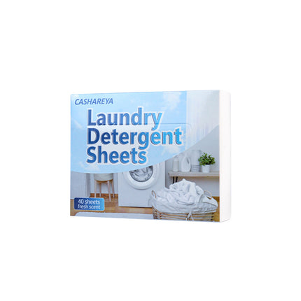 2 Boxes 80 Sheets Concentrated Laundry Detergent Sheets Active Stain Removal