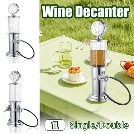 Single or Double Head Wine Dispenser Plastic 1L Capacity Leak Proof Easy Clean