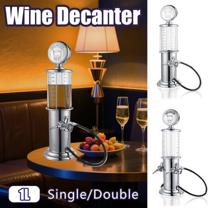 Single or Double Head Wine Dispenser Plastic 1L Capacity Leak Proof Easy Clean