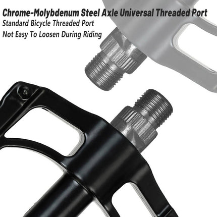 Mountain Bike Pedals Aluminum Four Bearing Road Bike Pedal Cycling Gear Durable