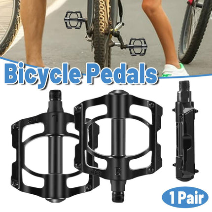 Mountain Bike Pedals Aluminum Four Bearing Road Bike Pedal Cycling Gear Durable