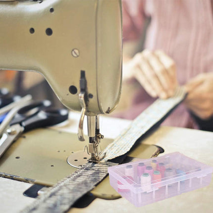 42 Spool Sewing Thread Storage Box Embroidery Bobbin Case Holder Organizer