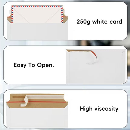 Self Seal Mailing Envelopes 250g Thickened Document Bags Easy to Open Durable