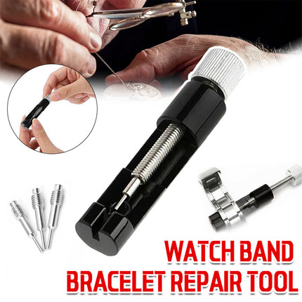 Adjustable Watch Band Bracelet Repair Tool 6 Replace Pins Link Pin Remover