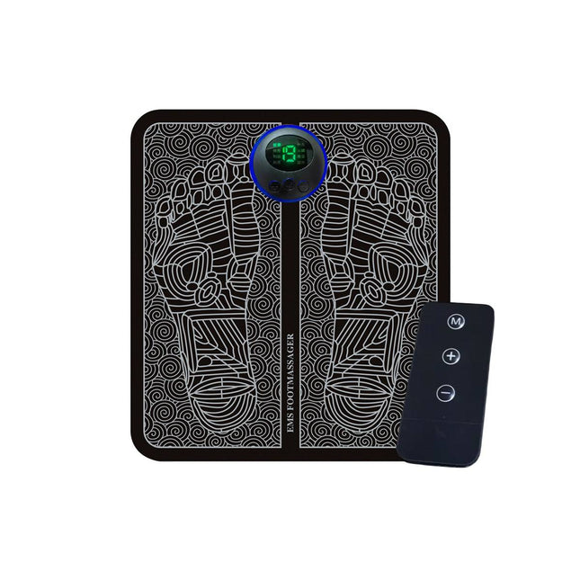 Electric Foot Massager Pad USB Rechargeable Home Foot Massage Device Pain Relief