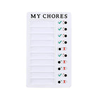 Memo Plastic Board Chore Chart Reusable RV Checklist My Chores Elder Notes