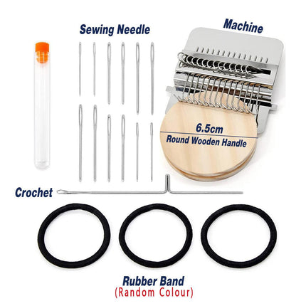 Mini Loom Speedweve Weaving Tools 14 Hooks Darning Machine Handmade Craft