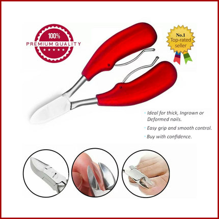 Toenail Clipper for Ingrown or Thick Nails Podiatry Tool Also Available as Nail Spoon