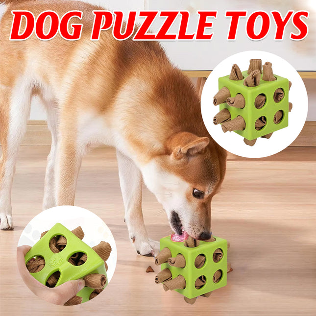 Dog Puzzle Toy Chew Resistant Interactive Treat Dispensing Mental Stimulation
