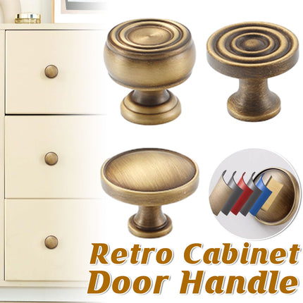 Copper Cabinet Handle Simple Retro Wardrobe Drawer Pull for Cabinet Furniture