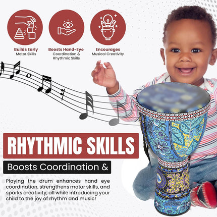 African Drum Beginner Model Ultra Light Tune Free for Adults Kids Easy Start