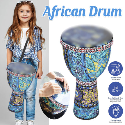 African Drum Beginner Model Ultra Light Tune Free for Adults Kids Easy Start