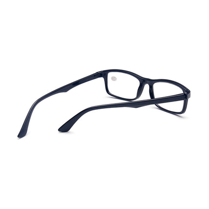 Black 6 Pairs Mens Ladies Wayfarer Frame Magnifying Reading Glasses Nerd Spectacl