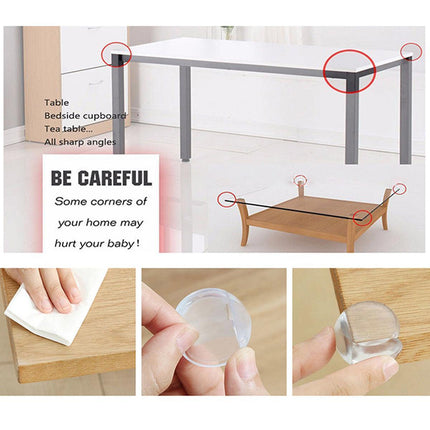 Transparent PVC Baby Safety Table Corner Guards Anti-Collision Protective Covers - Aimall
