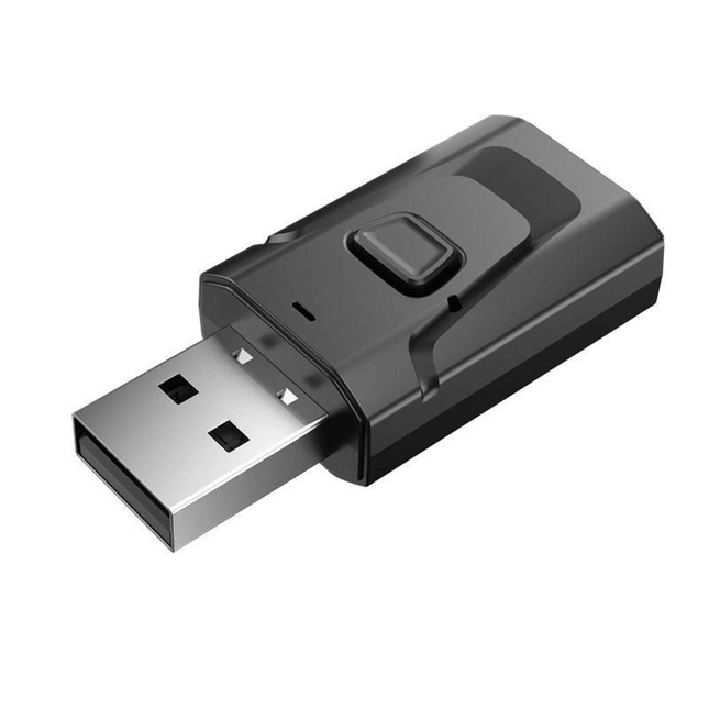 2in1 USB Bluetooth5.0 Transmitter Receiver Audio Adapter AUX 3.5mm TV PC Speaker - Aimall