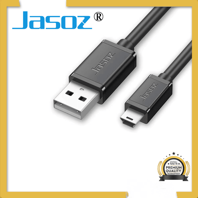 Jasoz Premium USB 2.0 To Mini Usb Mini-B 5Pin Data Charger Cable Cord 1.5m