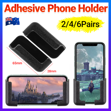 2/4/6x Self Adhesive Dashboard Mount Car Phone Adjustable Width CellPhone holder