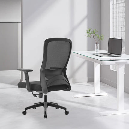 Ergonomic Mesh Adjustable Swivel Computer Desk Task Office Chair in Black