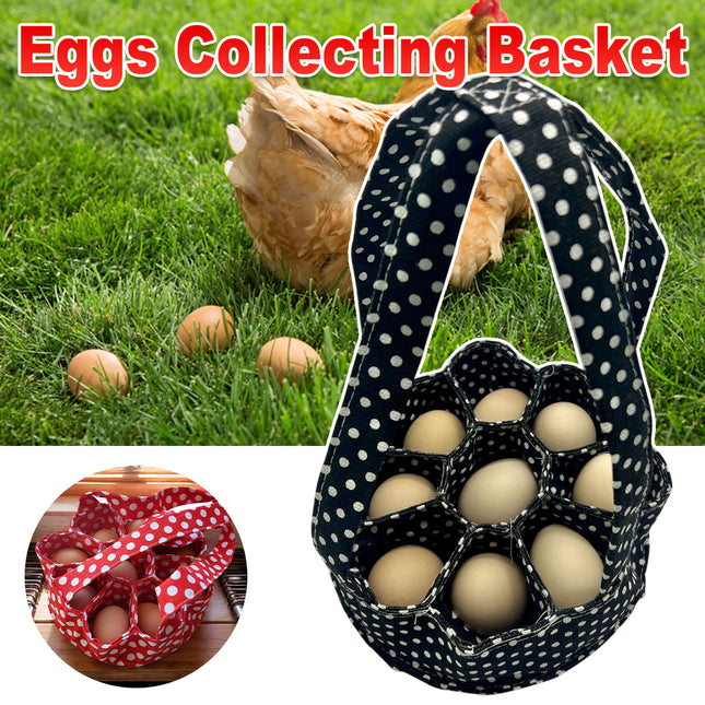 Egg Collection Basket for Chicken Coop 9 Egg Capacity Easy to Clean Egg Storage