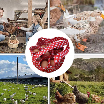 Egg Collection Basket for Chicken Coop 9 Egg Capacity Easy to Clean Egg Storage